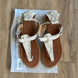 Baja Open Toe Thong Strap Sandals